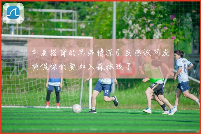 勾肩搭背的兄弟情深引发热议网友调侃你们要加入森林狼了
